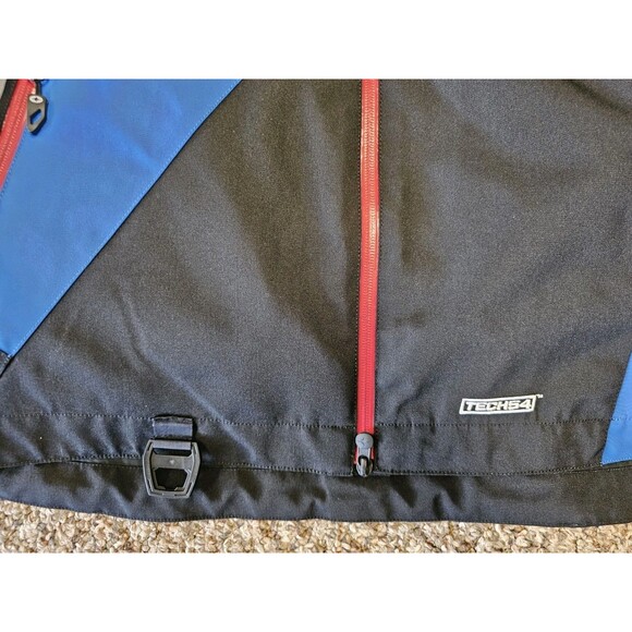 Polaris Men's XL TECH54 Jacket Blue Black Red Worn Once Removable Liner & Hood - Picture 2 of 14